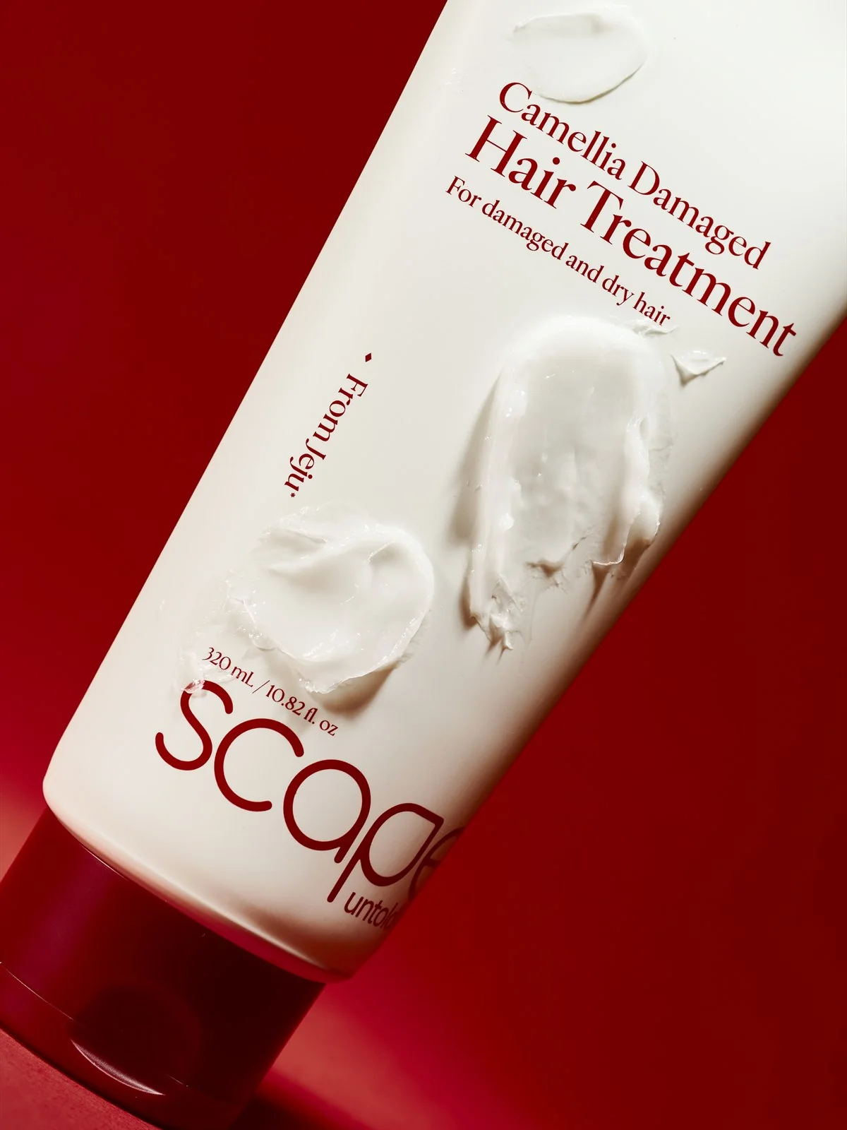 SCAPES Camellia Damaged Hair Treatment texture closeup